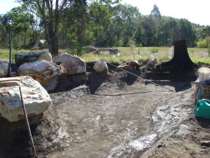 Pond Hole Dug and Prepared